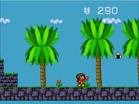 une photo d'Ã©cran de Alex Kidd in the Enchanted Castle sur Sega Megadrive